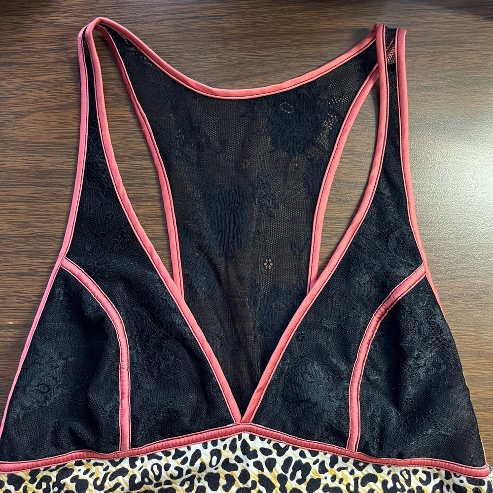 Intimately Free People Leopard Print Slip Dress Size S